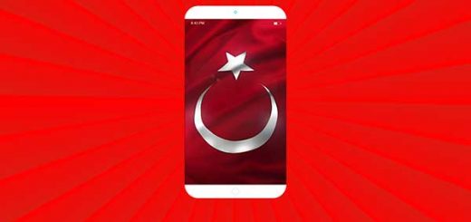 Turk bayragi cep telefonu