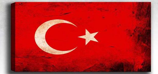 tablo turk bayragi