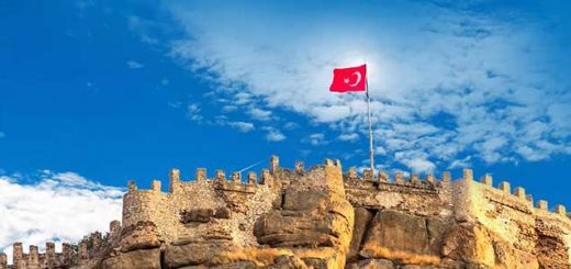 afyon manzarali turk bayragi resimleri