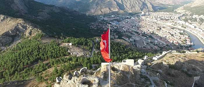amasya manzarali turk bayragi resimleri