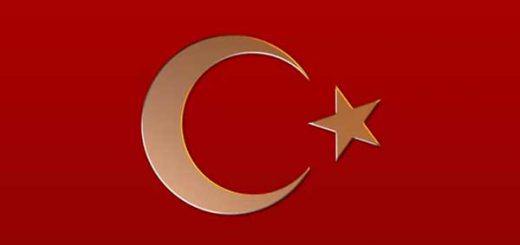 turk bayragi altin stil resimleri