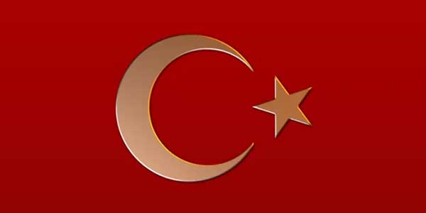 turk bayragi altin stil resimleri